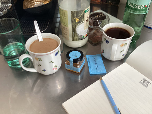 TRADITIONAL CUP OF COFFEE PREPARATION PROCESS