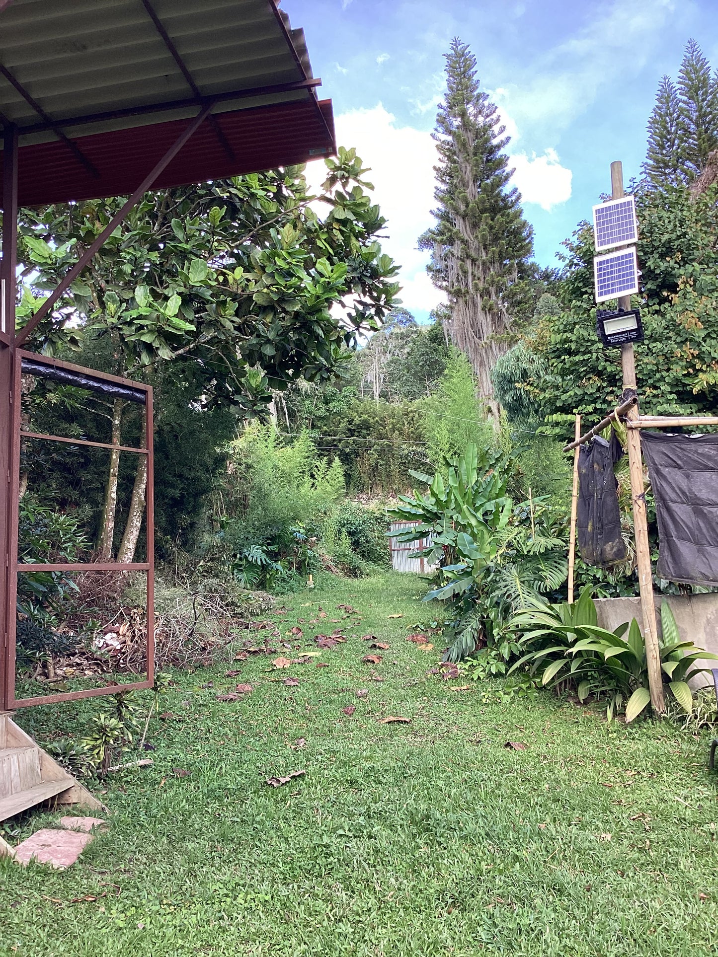 GREENLANDBASE COLOMBIA - GARDENING EDUCATION & COZY CABIN STAY, in very secure location, per Person/ 3 days (extra person +6 EUR/ per night)