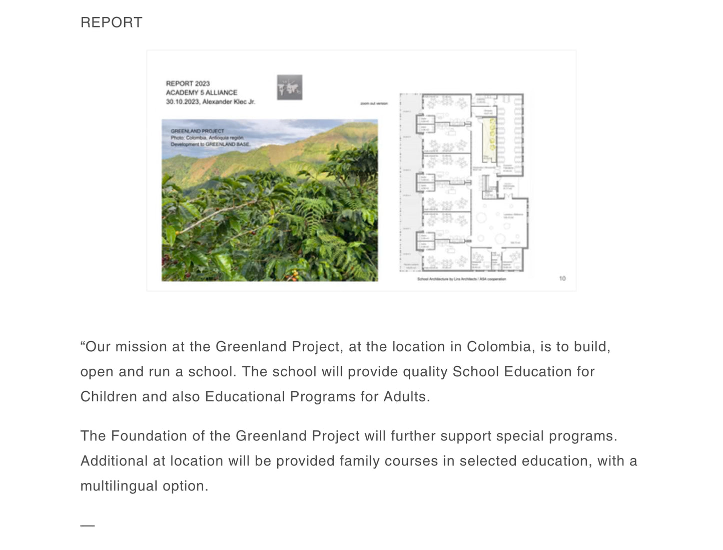 DONATION PROGRAM - TREE FOR GIFT