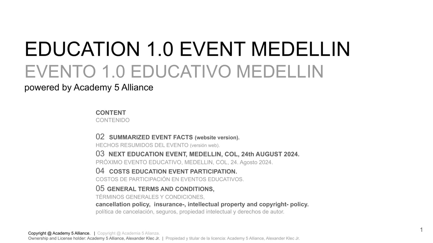 MEDELLIN EDUCATION EVENT