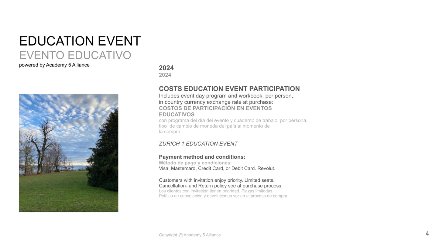 ZÜRICH EDUCATION EVENT 2024