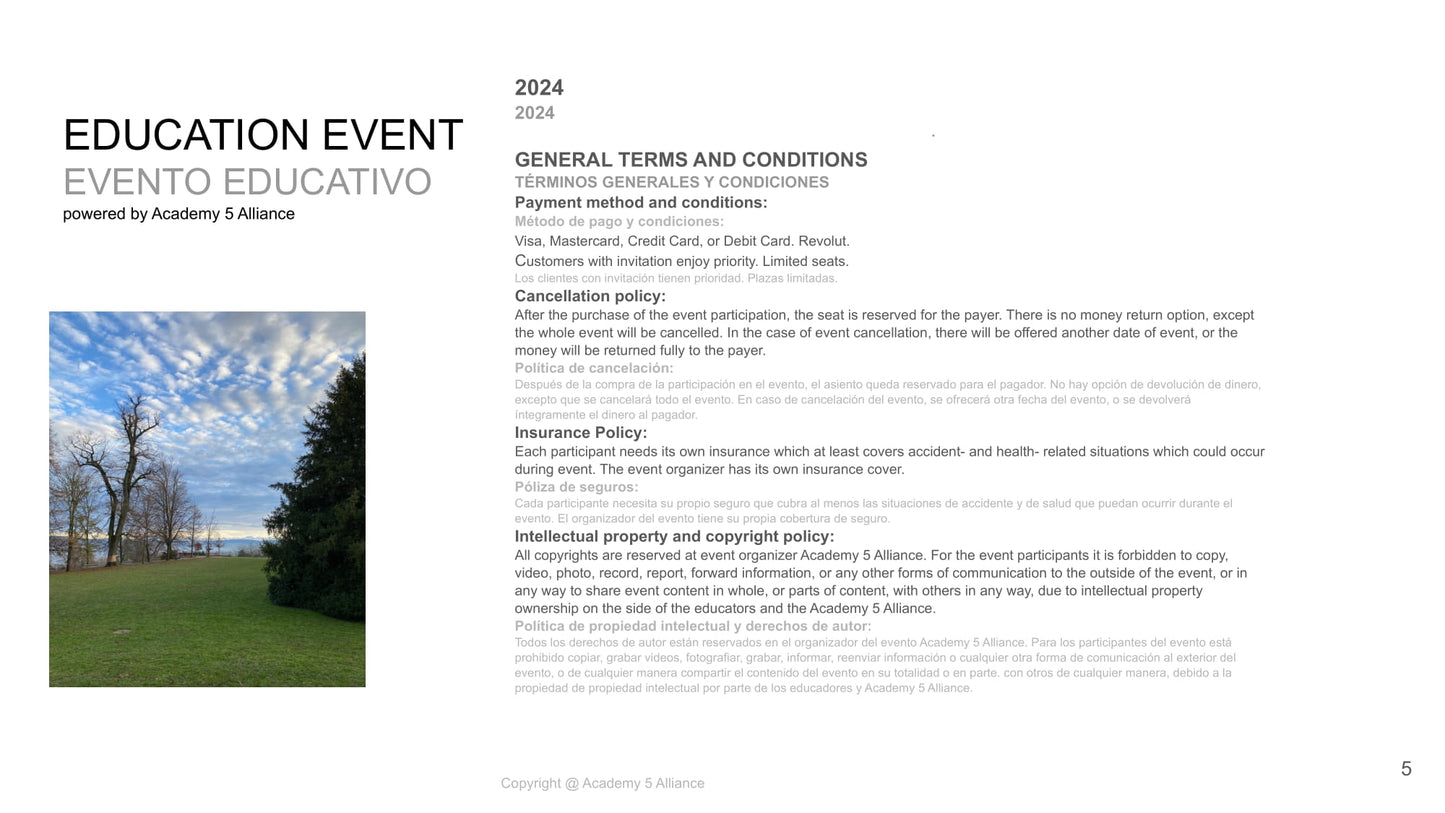 ZÜRICH EDUCATION EVENT 2024
