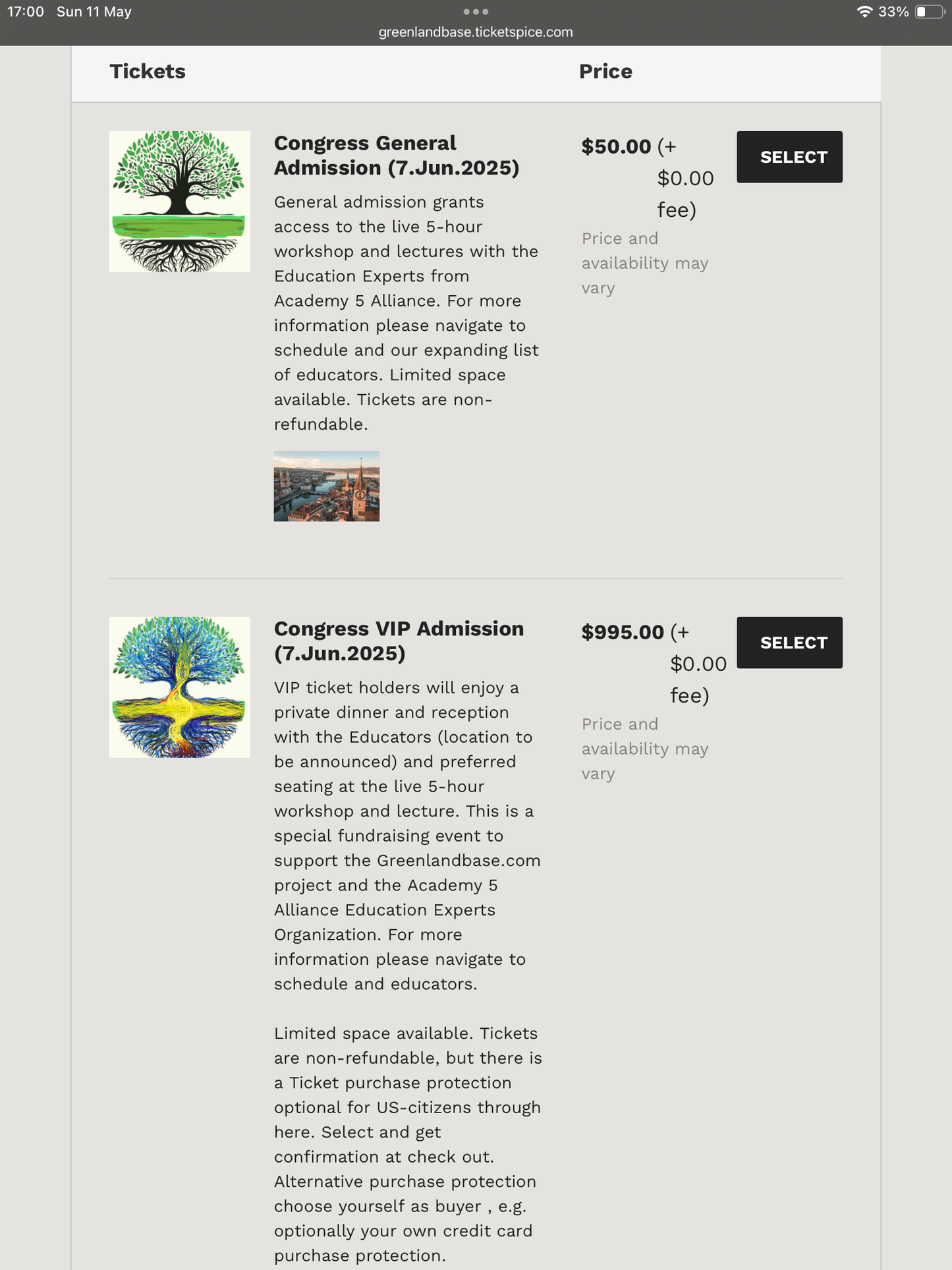 Featured Academy and Education Services - 2025 Congress Zürich Tickets General Admission