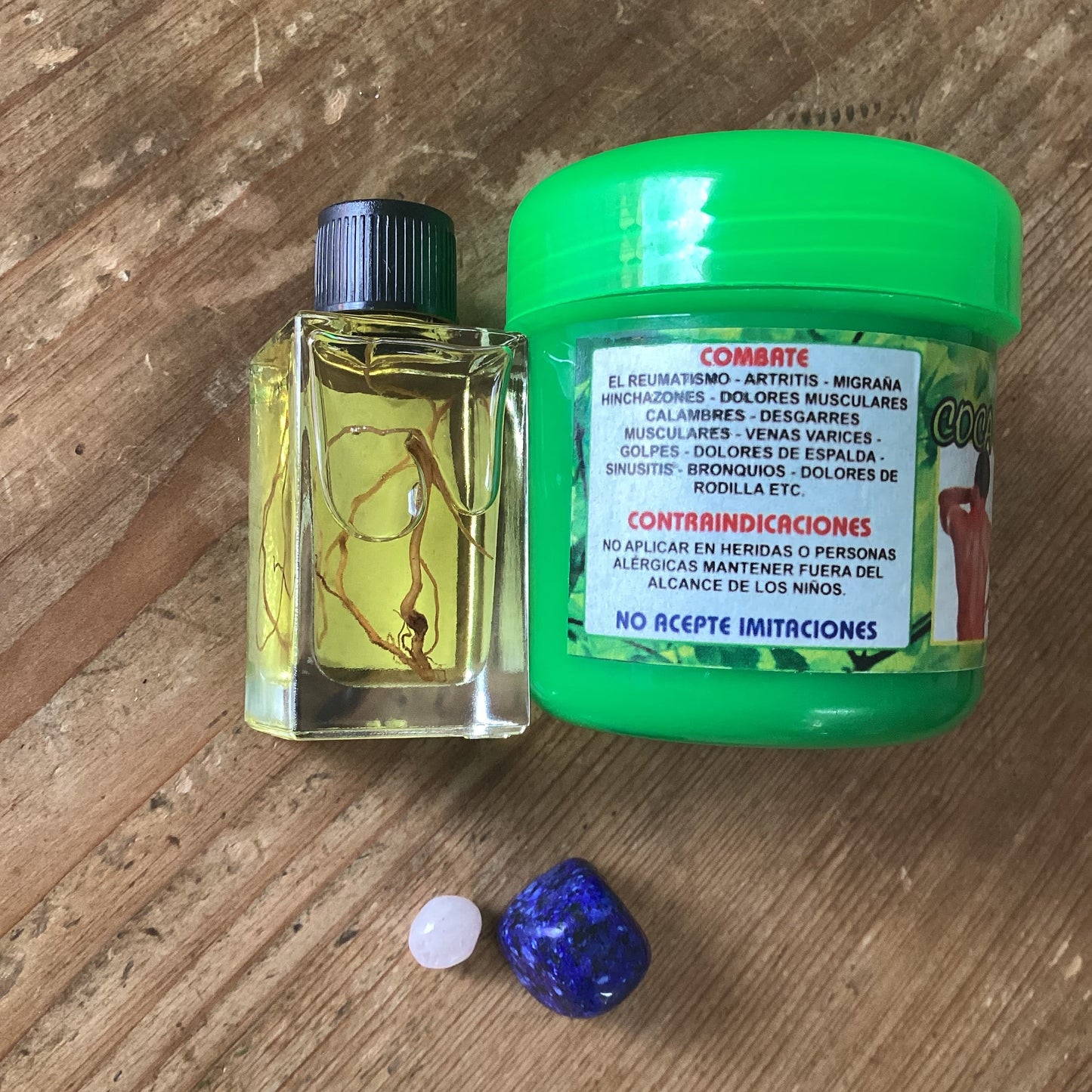 HEALING TRADITIONAL INDIGENOUS HERBS - Mandragora Oil, sacred stones and Herbal Paste package. *Price including flight cargo delivery.