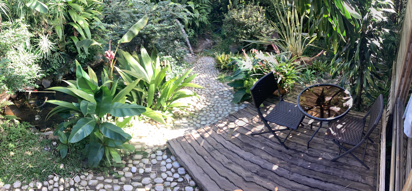 GREENLANDBASE COLOMBIA - GARDENING EDUCATION & COZY CABIN STAY, in very secure location, per Person/ 3 days (extra person +6 EUR/ per night)