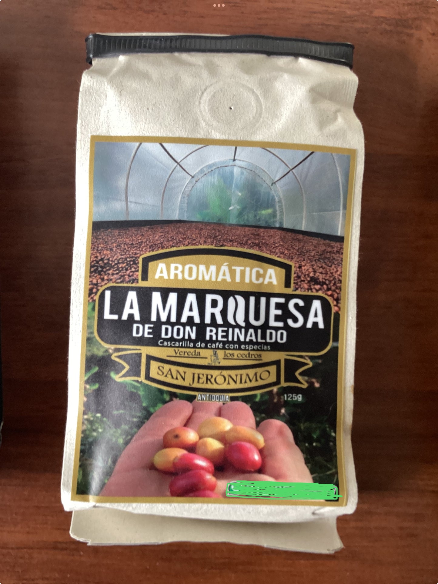 Gourmet Box Antioquia Organic - La Marquesa de Don Reinaldo’s Café Especial de San Jeronimo de Antioquia de Colombia - Farm fresh. (*Price including flight cargo delivery).