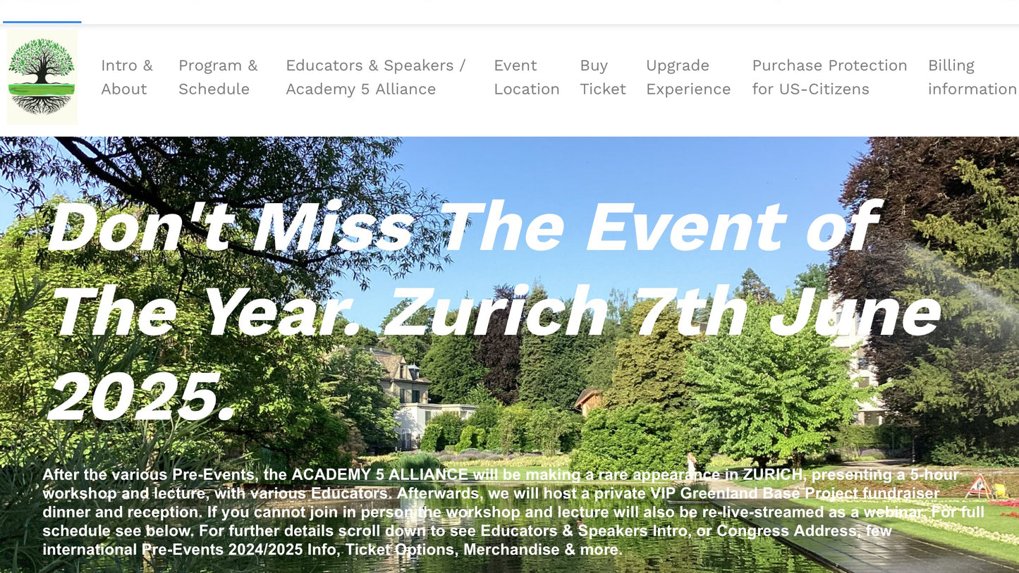 Featured Academy and Education Services - 2025 Congress Zürich Tickets General Admission